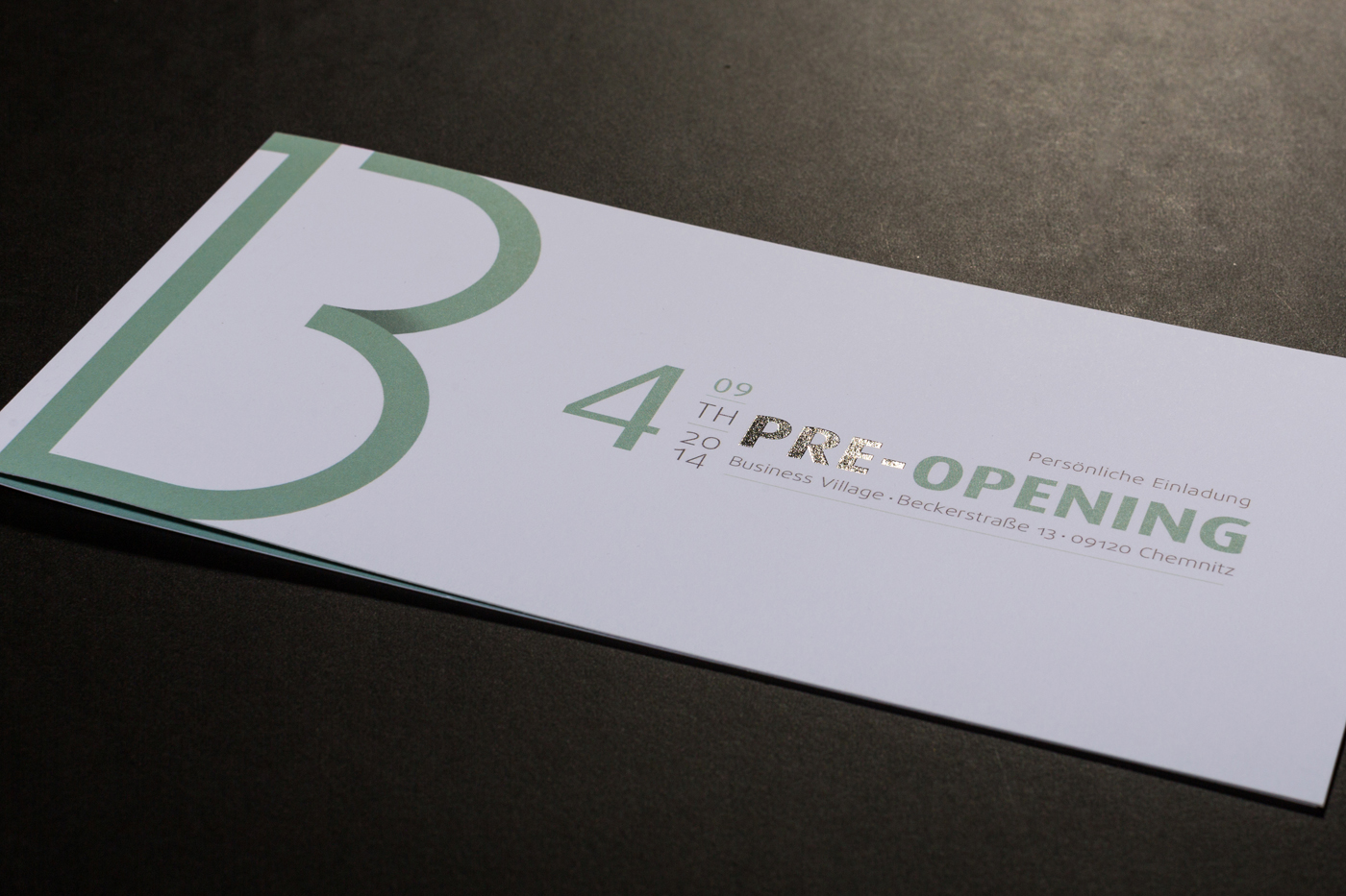 Folienprägung silber