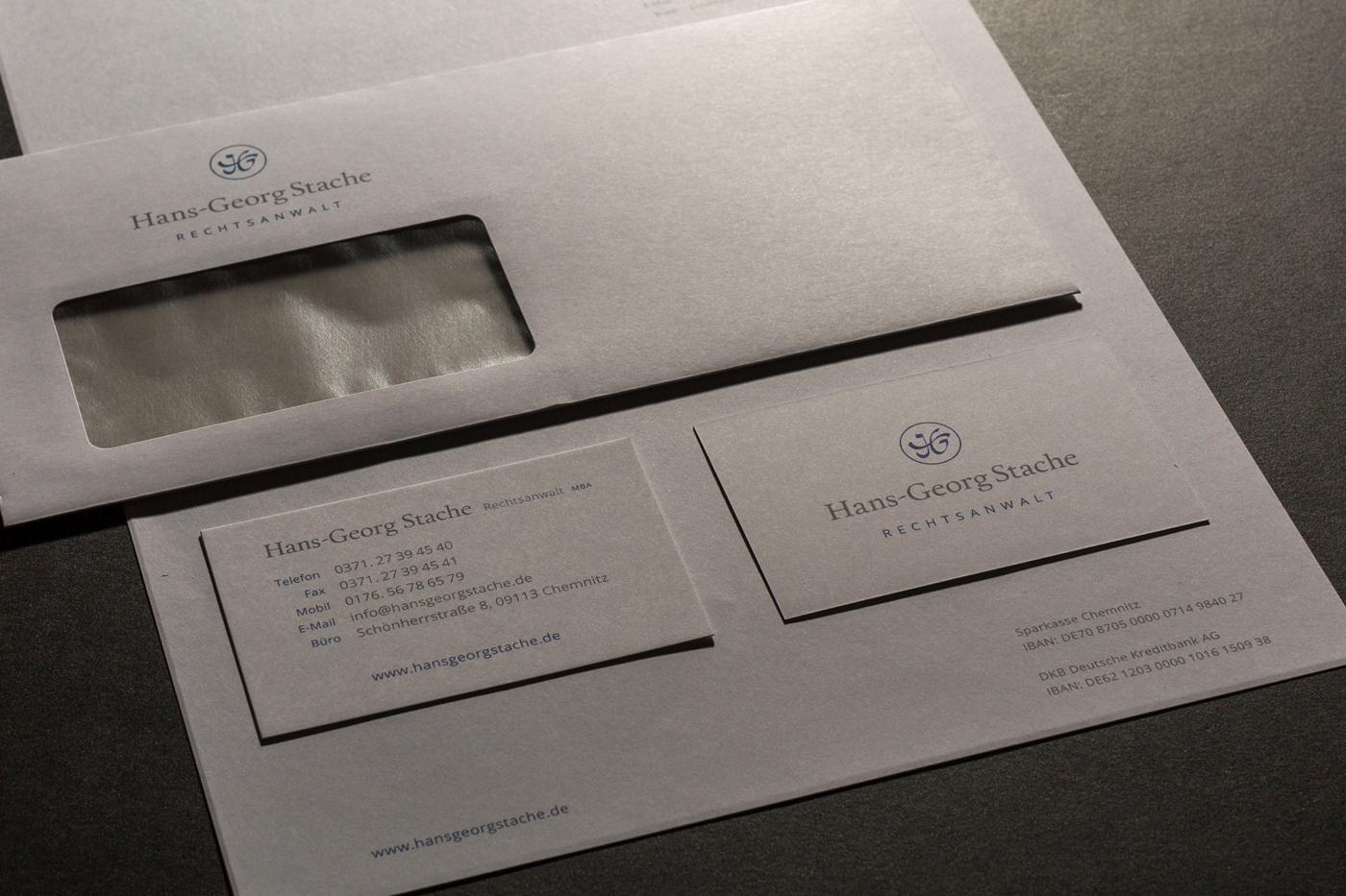 Visitenkarte Briefumschlag