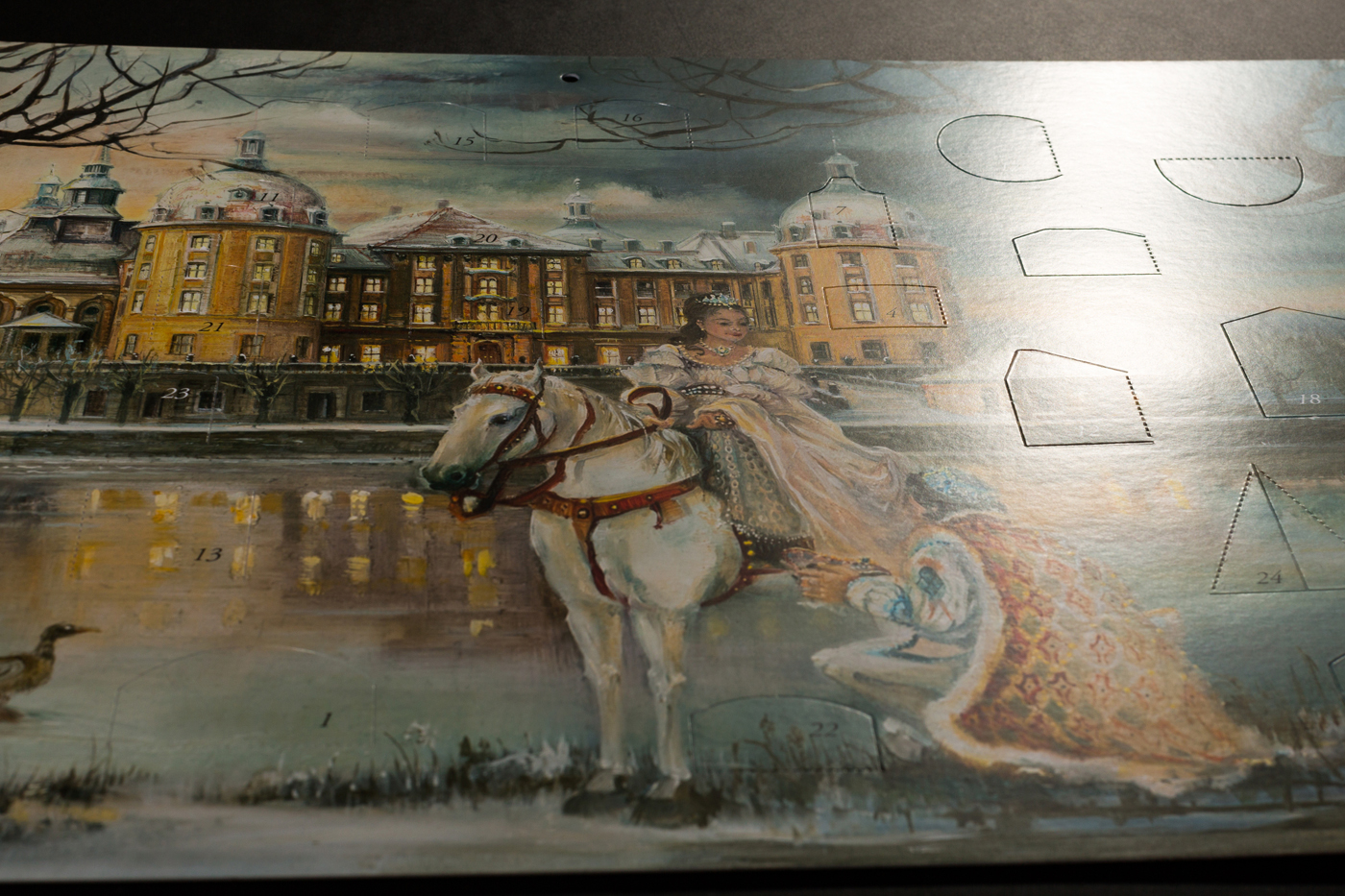 Adventskalender gestanzt