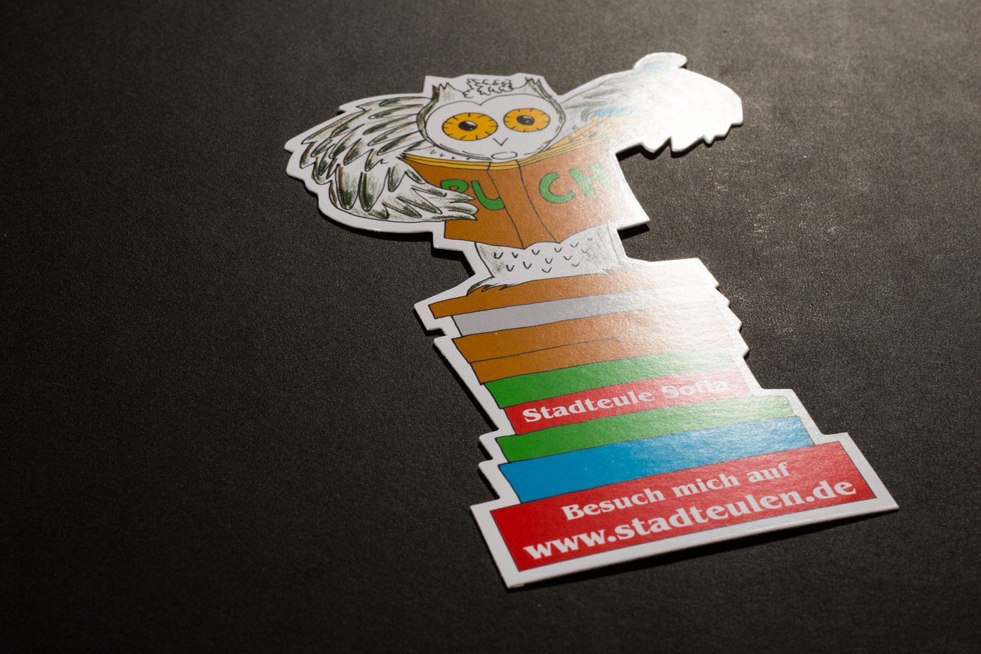 Lesezeichen gestanzt