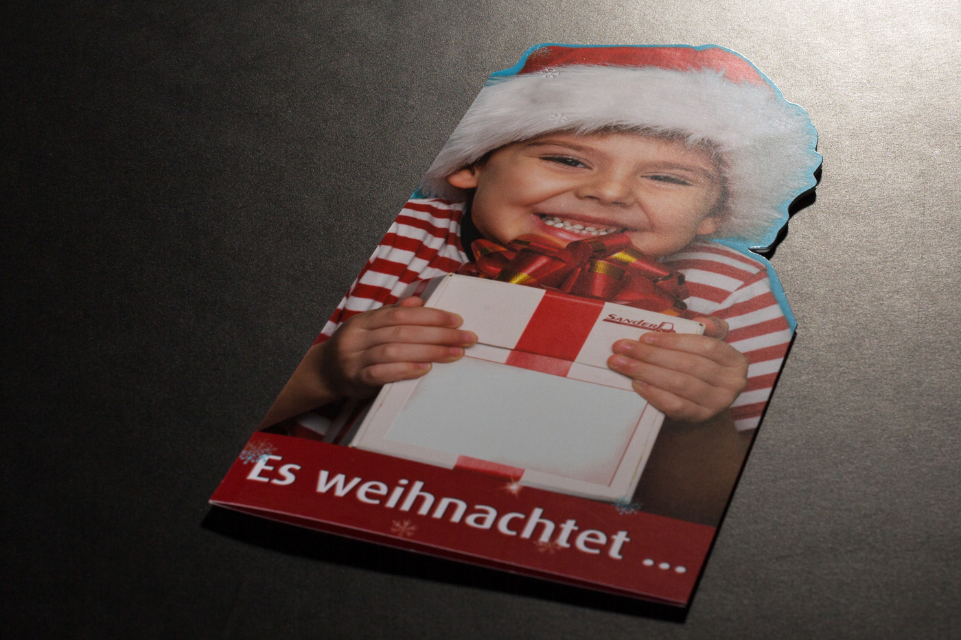 Weihnachtskarte gestanzt