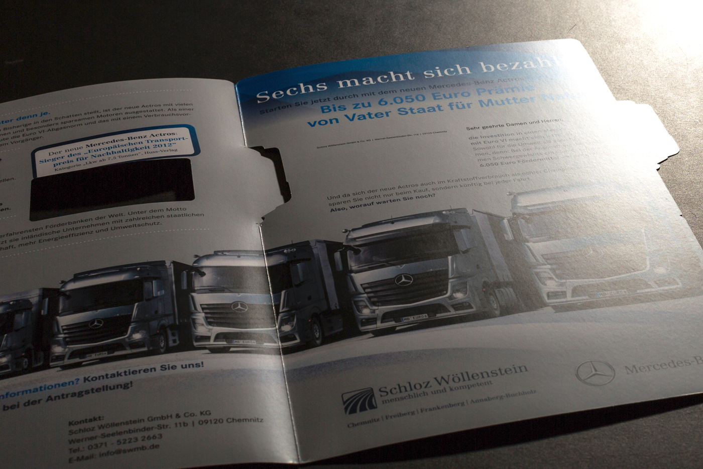 Mailing gestanzt